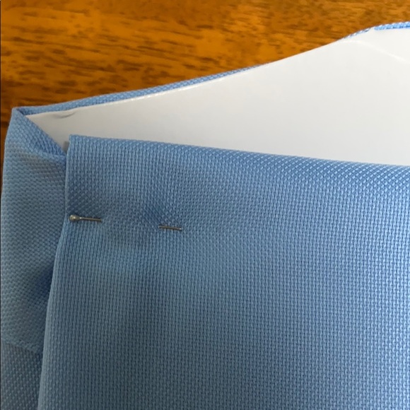 Pronto Uomo No Iron Classic Fit Blue Cotton shirt - Picture 7 of 8